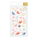 NB - Japanese Style Sticker Sheet - Crane and Japanese Pattern B