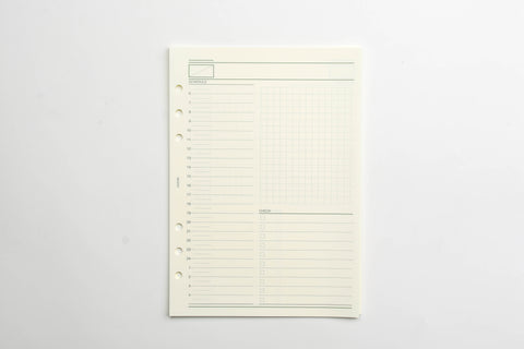 Raymay Davinci - A5 Size - Schedule Refills