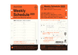 PLOTTER Schedule Refill 2025 - Weekly - Mini Size