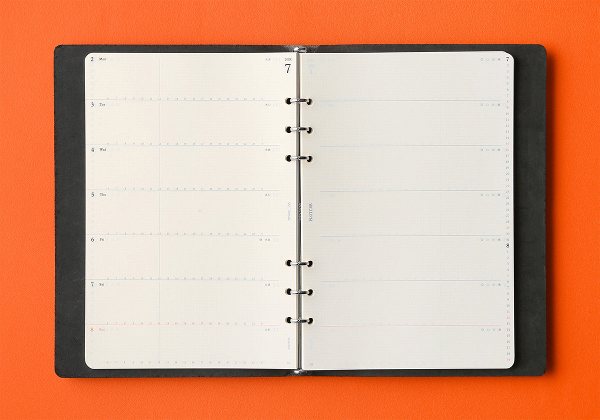 PLOTTER Schedule Refill 2026 - Weekly - A5 Size