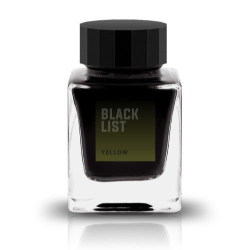 Tono & Lims Ink Bottle - Black List - Yellow - 30ml