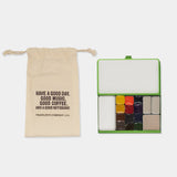 TRAVELER's Company USA x Art Toolkit - HAVE A GOOD DAY - Explore Pocket Palette Plus - Limited Green (Coming Soon)