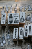 LCN Wooden Rubber Stamp Set - On The Desk