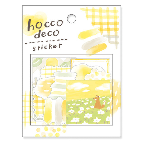 Mind Wave - Hocco Deco Sticker - Yellow Fox