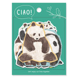 Mind Wave Flake Sticker - Ciao - Panda