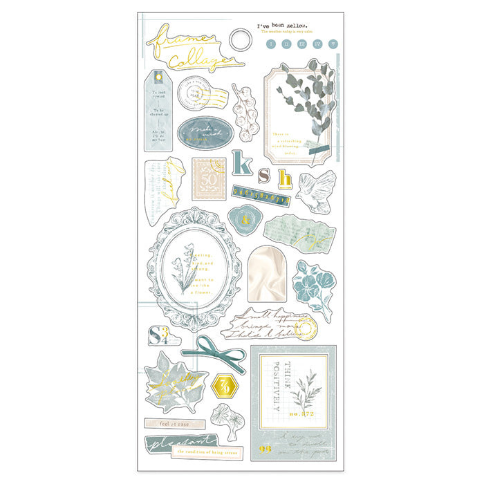 Mind Wave Sticker Sheet - Frame Collage - Green