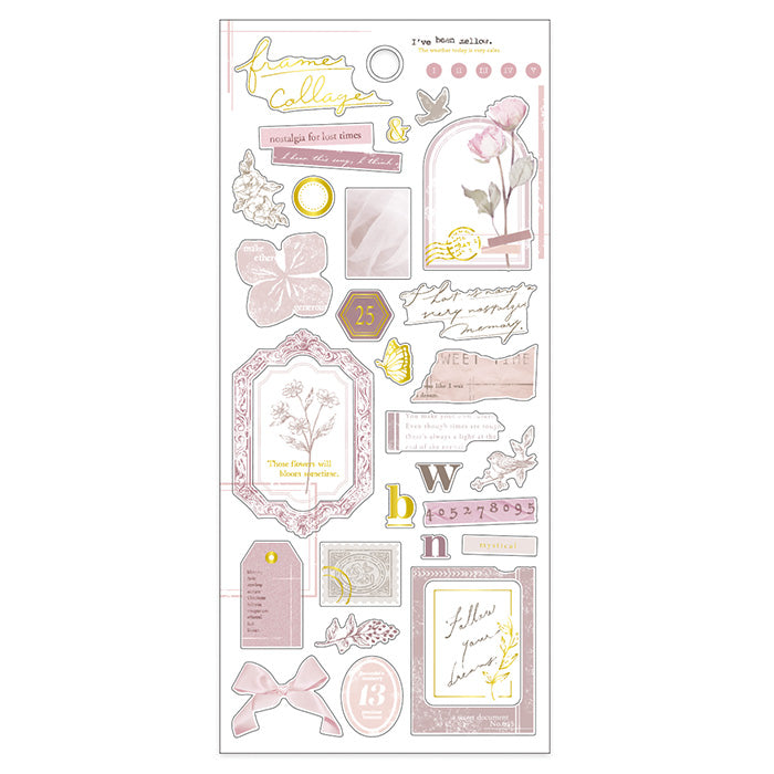 Mind Wave Sticker Sheet - Frame Collage - Pink