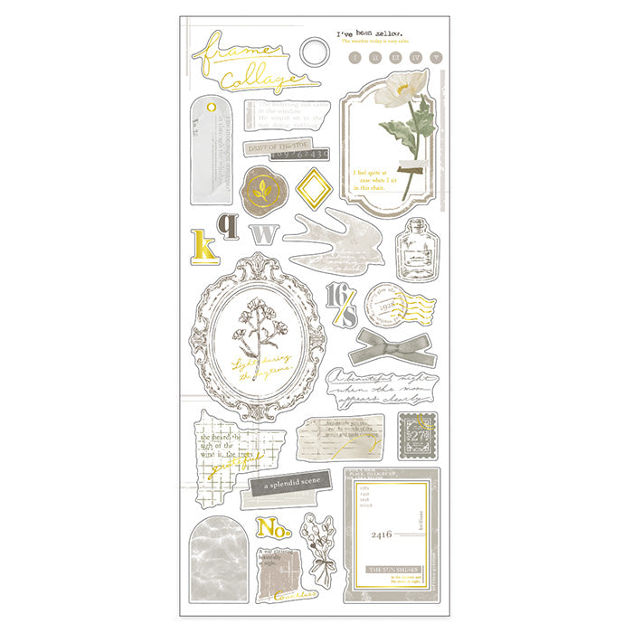 Mind Wave Sticker Sheet - Frame Collage - Gray