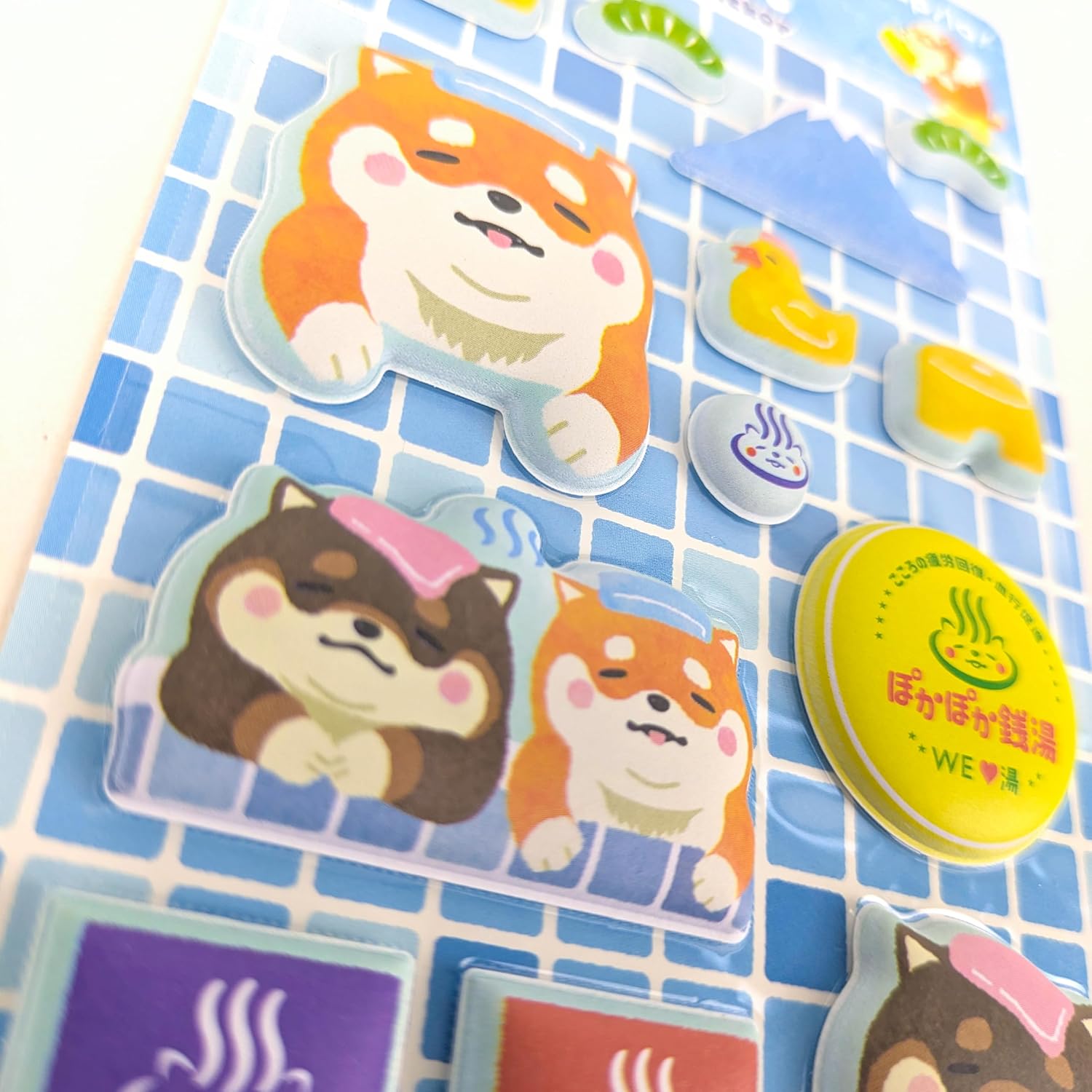Hapila Mochi Stickers - Public Bathhouse - Set of 2 – Yoseka