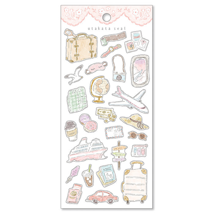 Mind Wave Sticker Sheet - Utakata - Travel