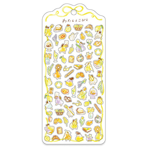 Mind Wave - Watashi to Kobito Sticker Sheet - Yellow