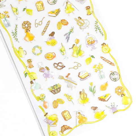 Mind Wave - Watashi to Kobito Sticker Sheet - Yellow