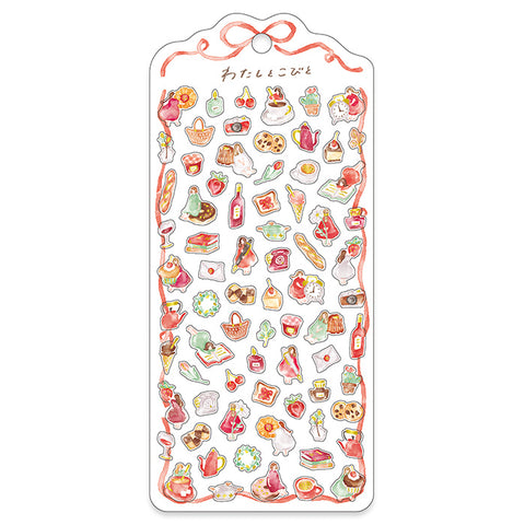 Mind Wave - Watashi to Kobito Sticker Sheet - Red