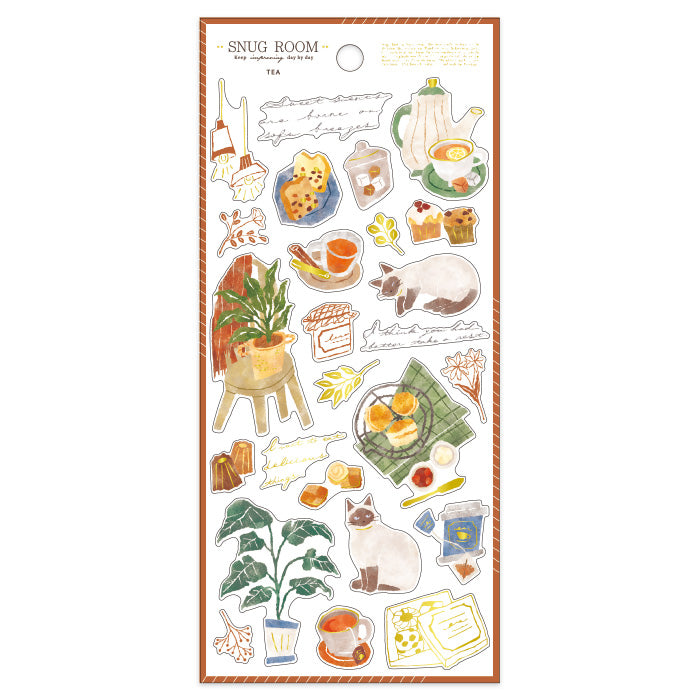 Mind Wave - Snug Room Sticker Sheet - Tea