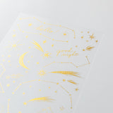 Midori Foil Transfer Stickers for Journaling - Star