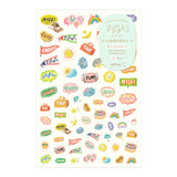 Yuru Log 1 Sheet Sticker - Feeling