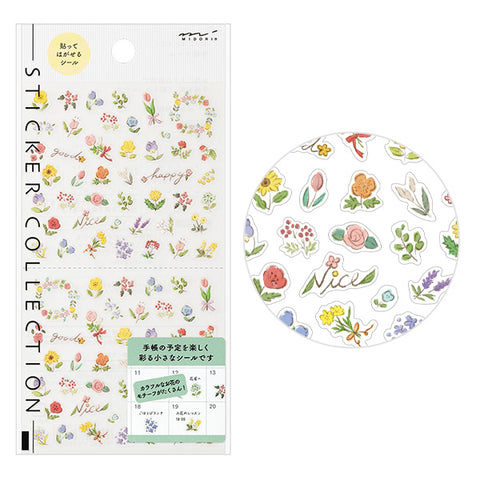 Midori Sticker Sheet - Wildflower