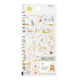 Midori Sticker Sheet - Cat - Medium