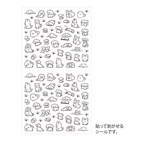 Midori Sticker Sheet - Dog - Small