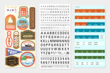 TRAVELER'S Notebook Customized Sticker Set for 2024 Diary (Pre-Order Only. Ships October)