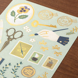 Midori Letter Set Collage Pattern - Stationery