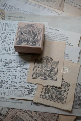 LCN Wooden Rubber Stamp - Signboard: Pen