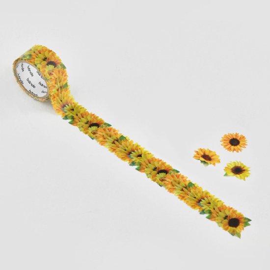 Sunflower Bouquet - Bande Washi sticker roll Washi Tape