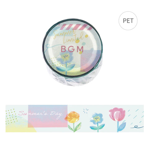 BGM Summer Limited Clear Washi Tape - Signs of Summer