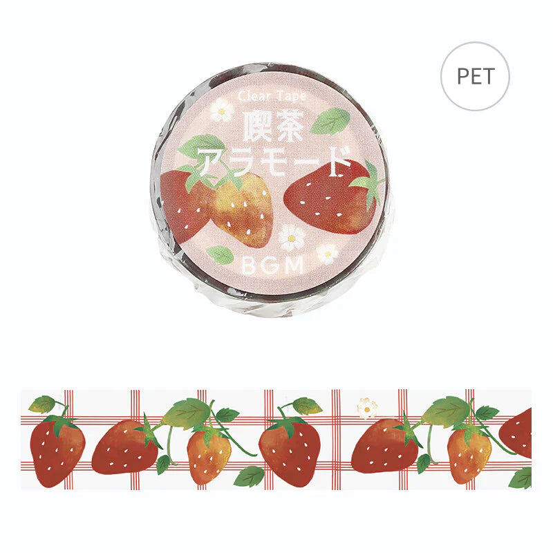 BGM Clear tape - Cafe a la mode - Strawberry