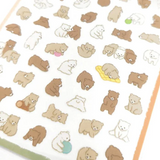 Mind Wave - Tiny Puffy Sticker - Bear