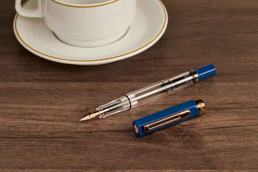 TWSBI ECO Fountain Pen - Indigo Blue Bronze Trim