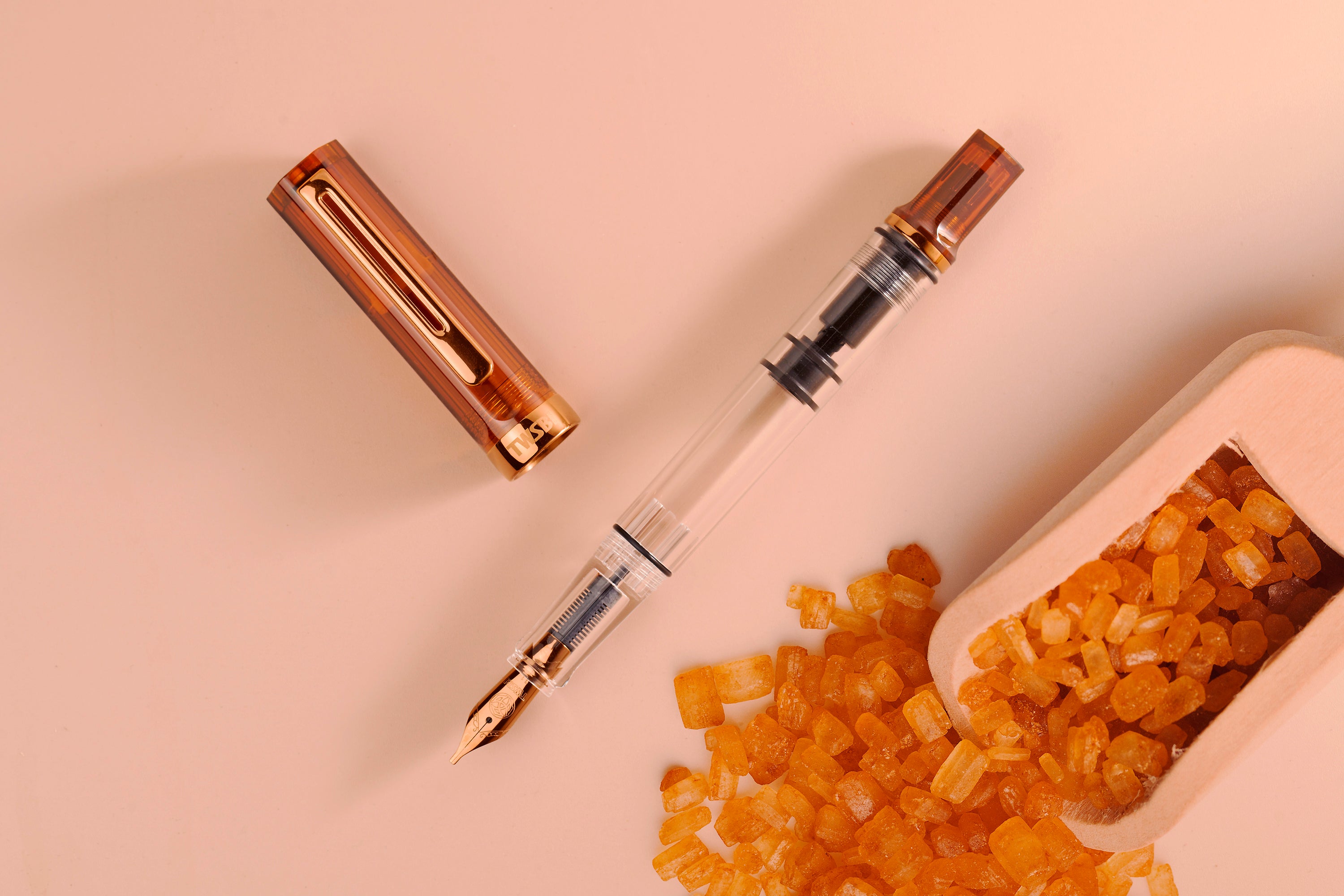 TWSBI ECO Fountain Pen - Root Beer Bronze Trim (Pre-Order Starts Apr 28; Ships Apr 30)