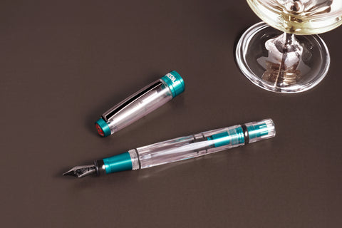 TWSBI Diamond 580ALR Caribbean w/ Onyx - Limited Edition (Pre-Order Starts 11/13. Shipping 11/15)