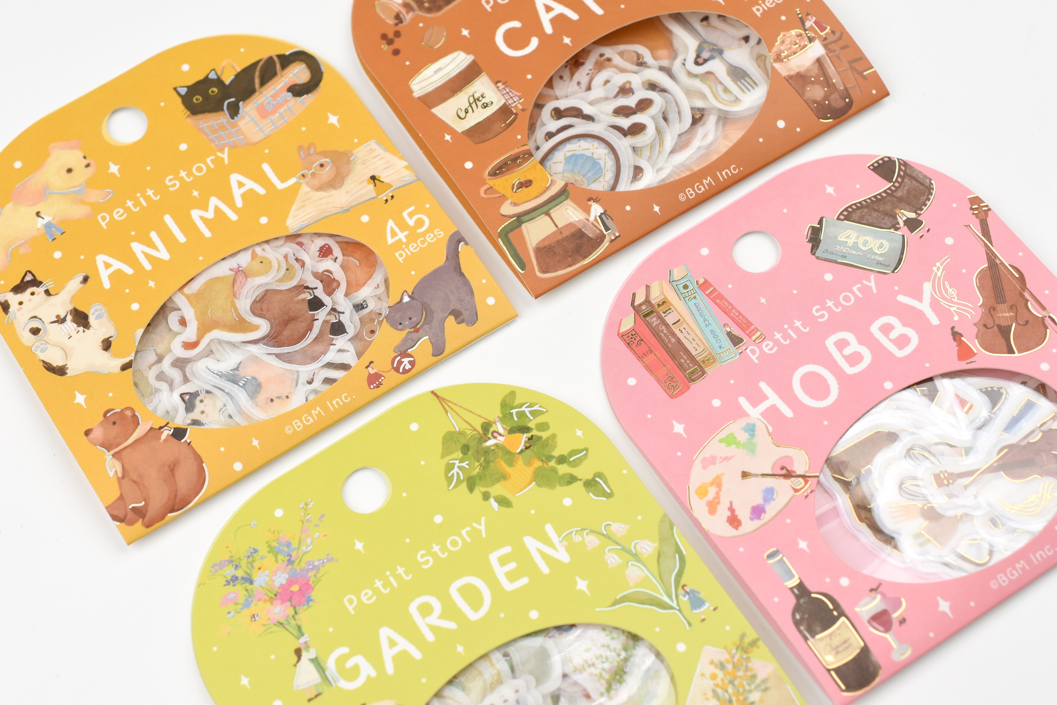 BGM Flake Stickers - Foil Stamping - Petit Story