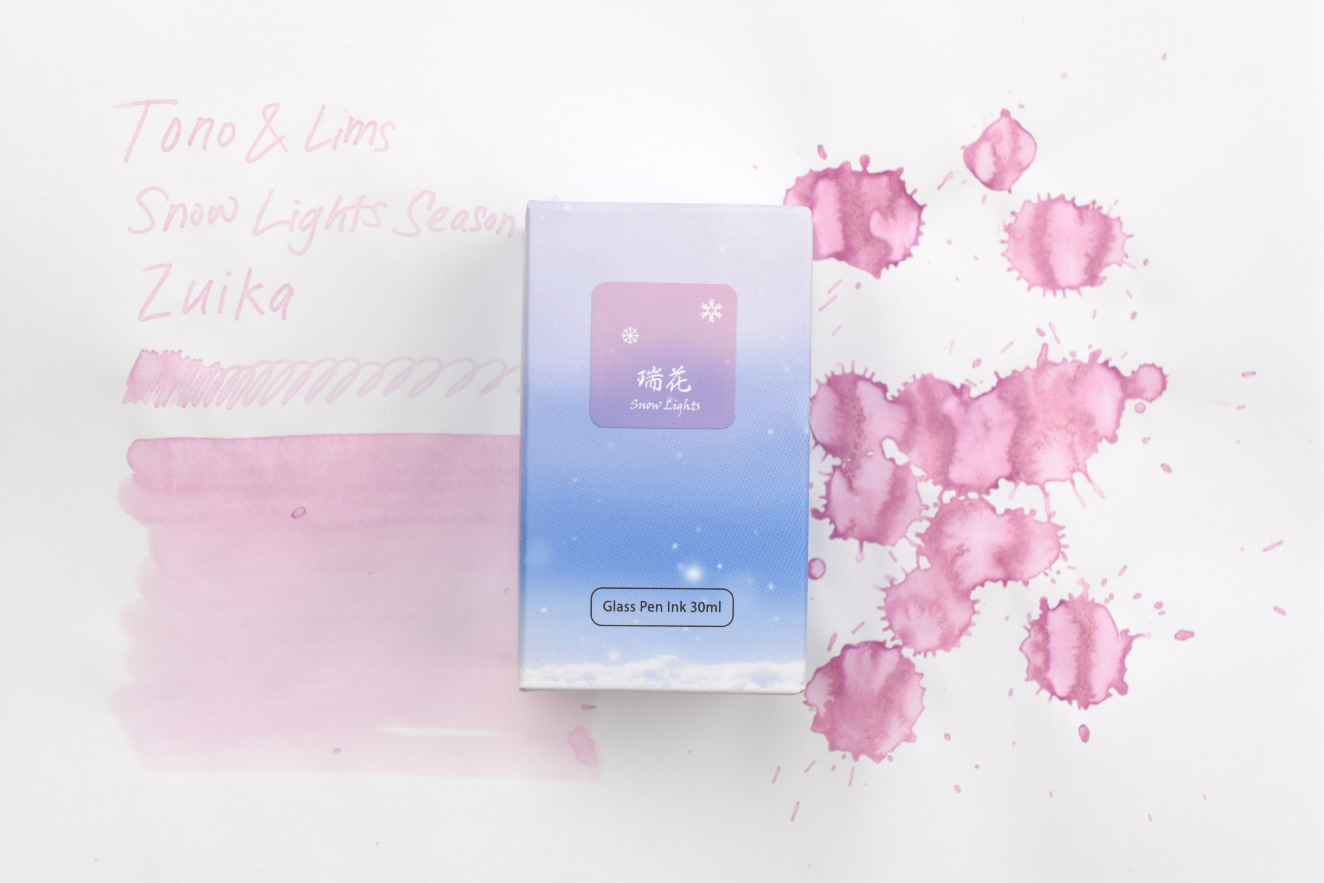 Tono & Lims Ink Bottle - Snow Lights - Season 1 - 瑞花 - Zuika - 30ml