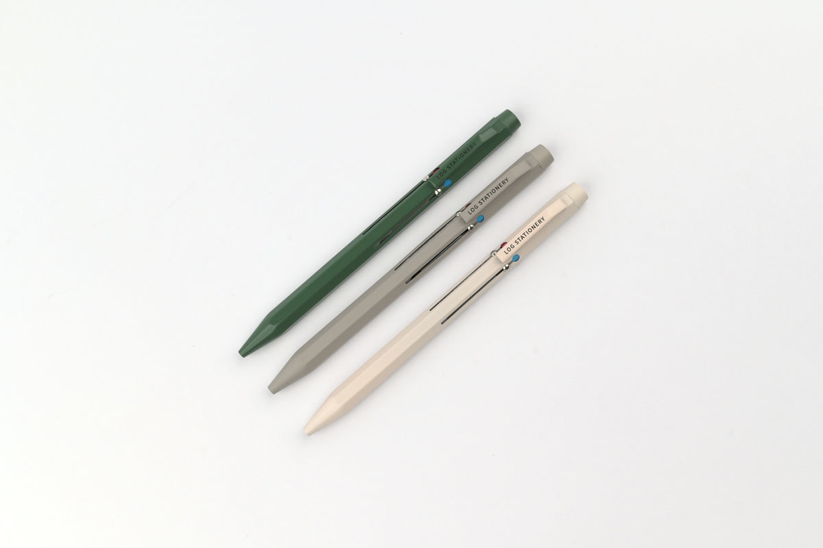 LOG Vintage Metal 4-Color Multi-Pen - 0.7mm