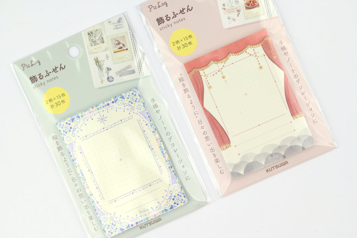 Kutsuwa PicLog Decorative Sticky Notes