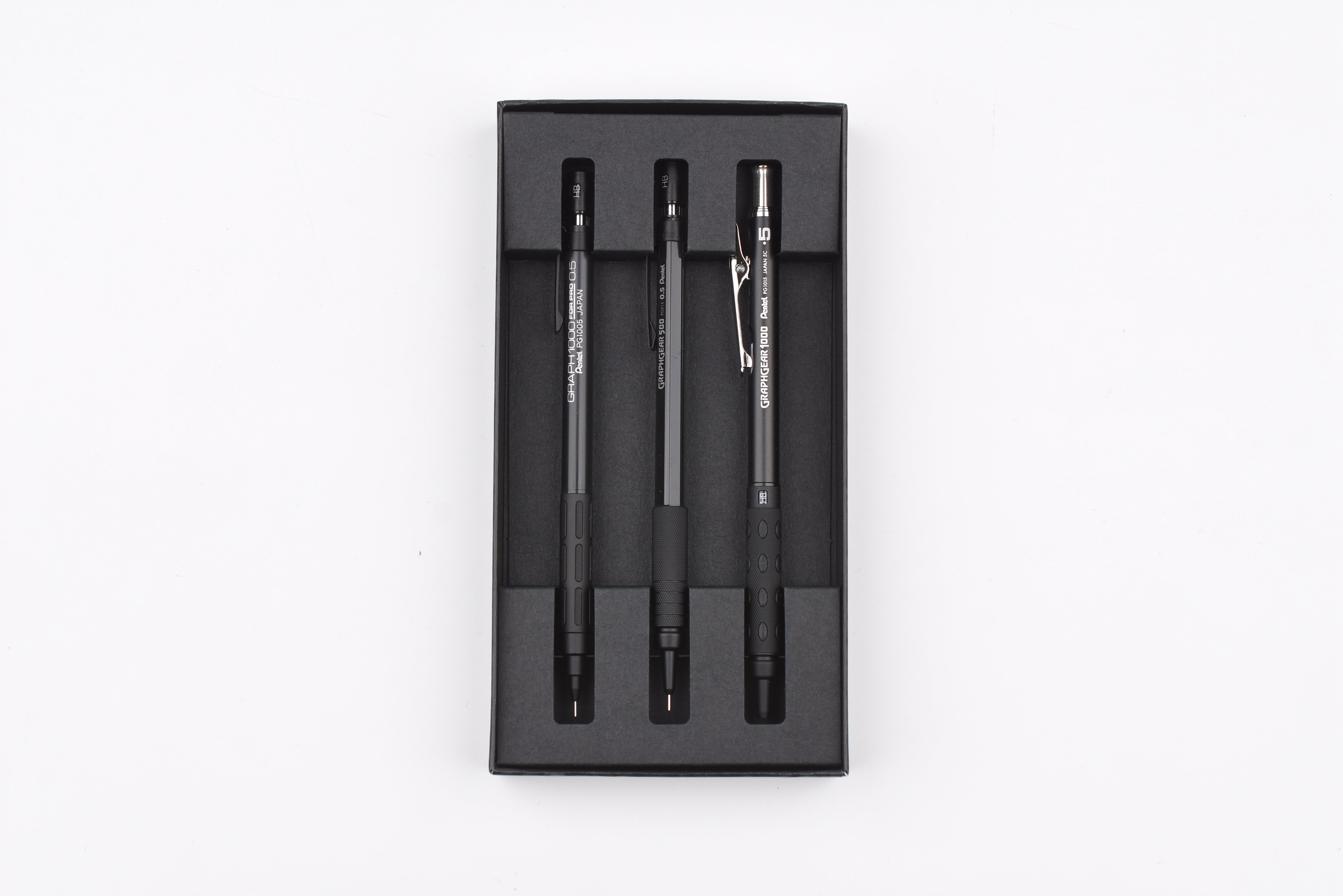 Pentel GraphGear Drafting Mechanical Pencil - 60th Anniversary Limited Edition - Set of 3