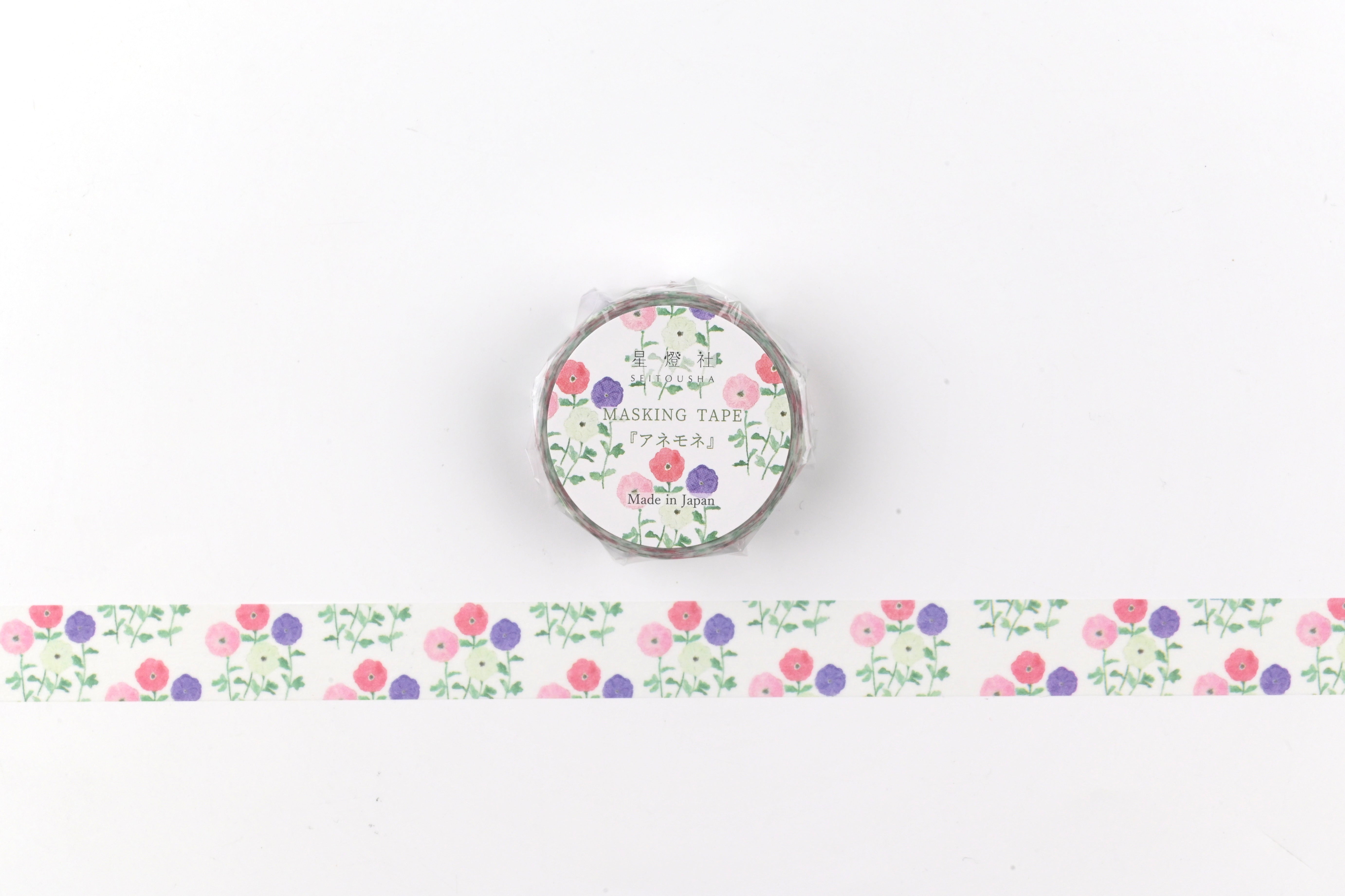Seitousha Washi Tape - Anemone