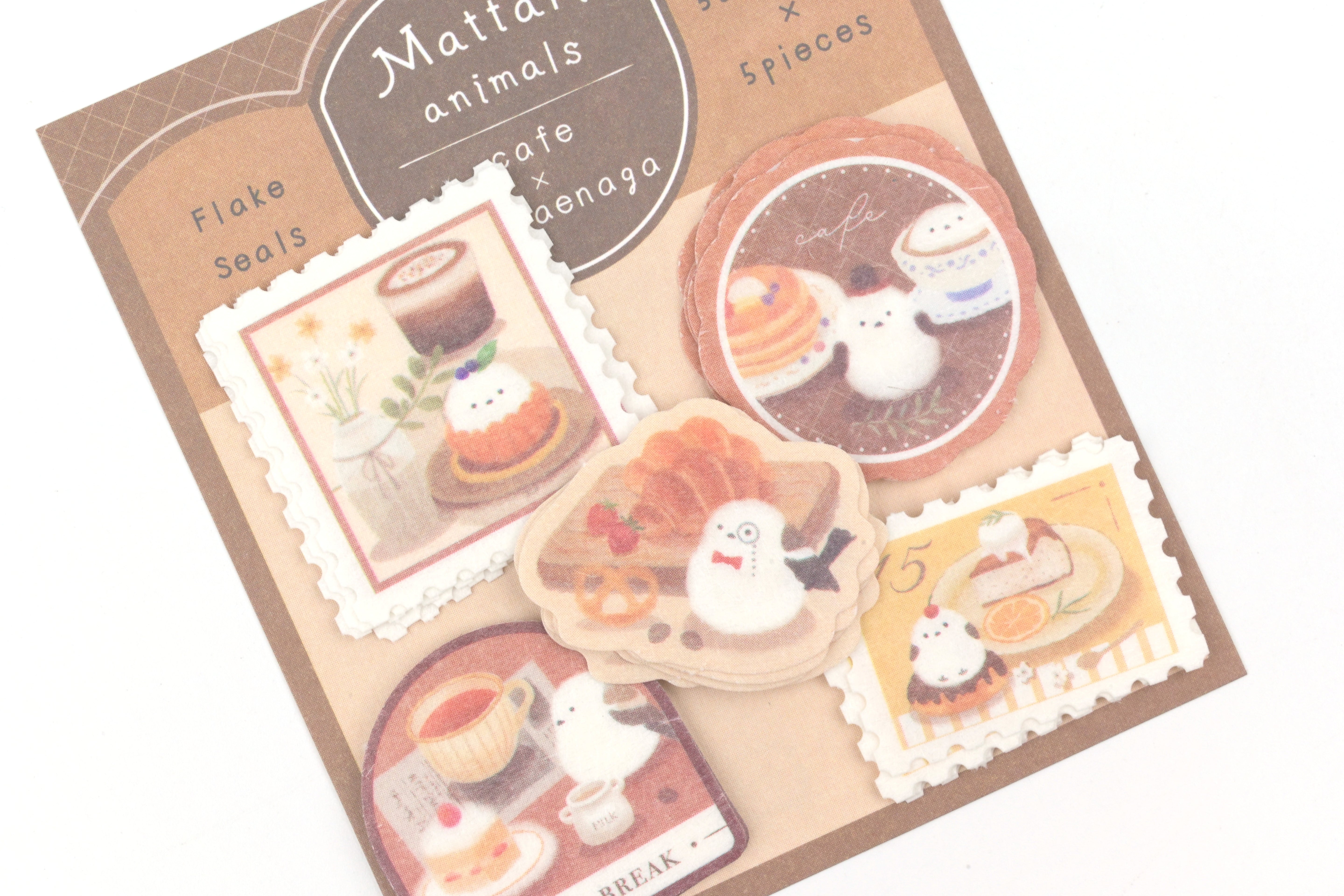NB Flake Stickers - Mattari Animals - Day -  Cafe x Shimaenaga