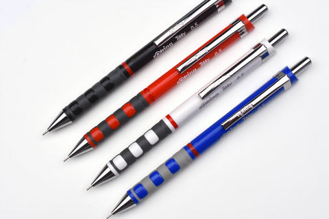 rotring 600 set of 3 Mechanical Pencil 0.5mm (Red, Blue, Black)