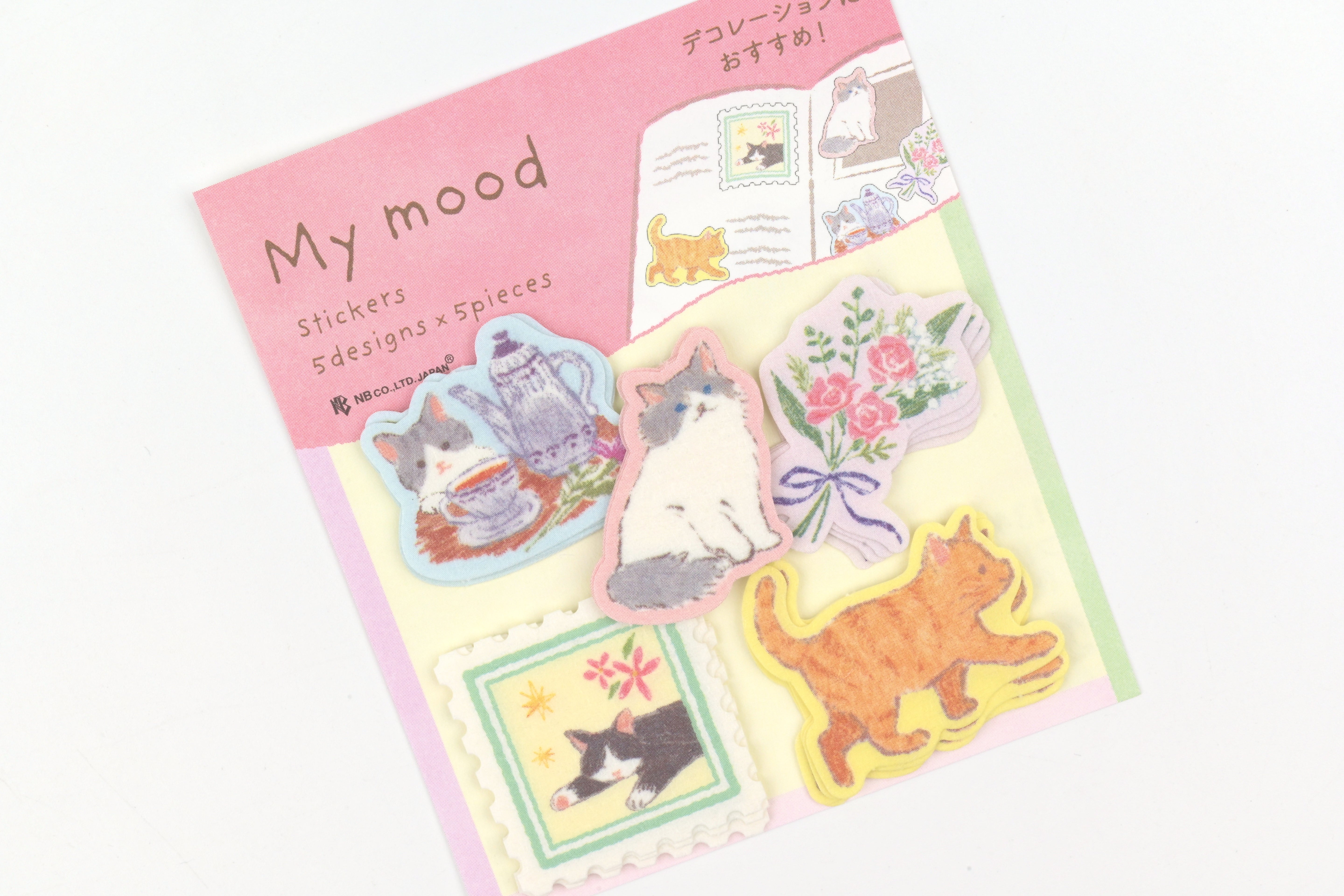 NB Flake Stickers - My Mood - Pink