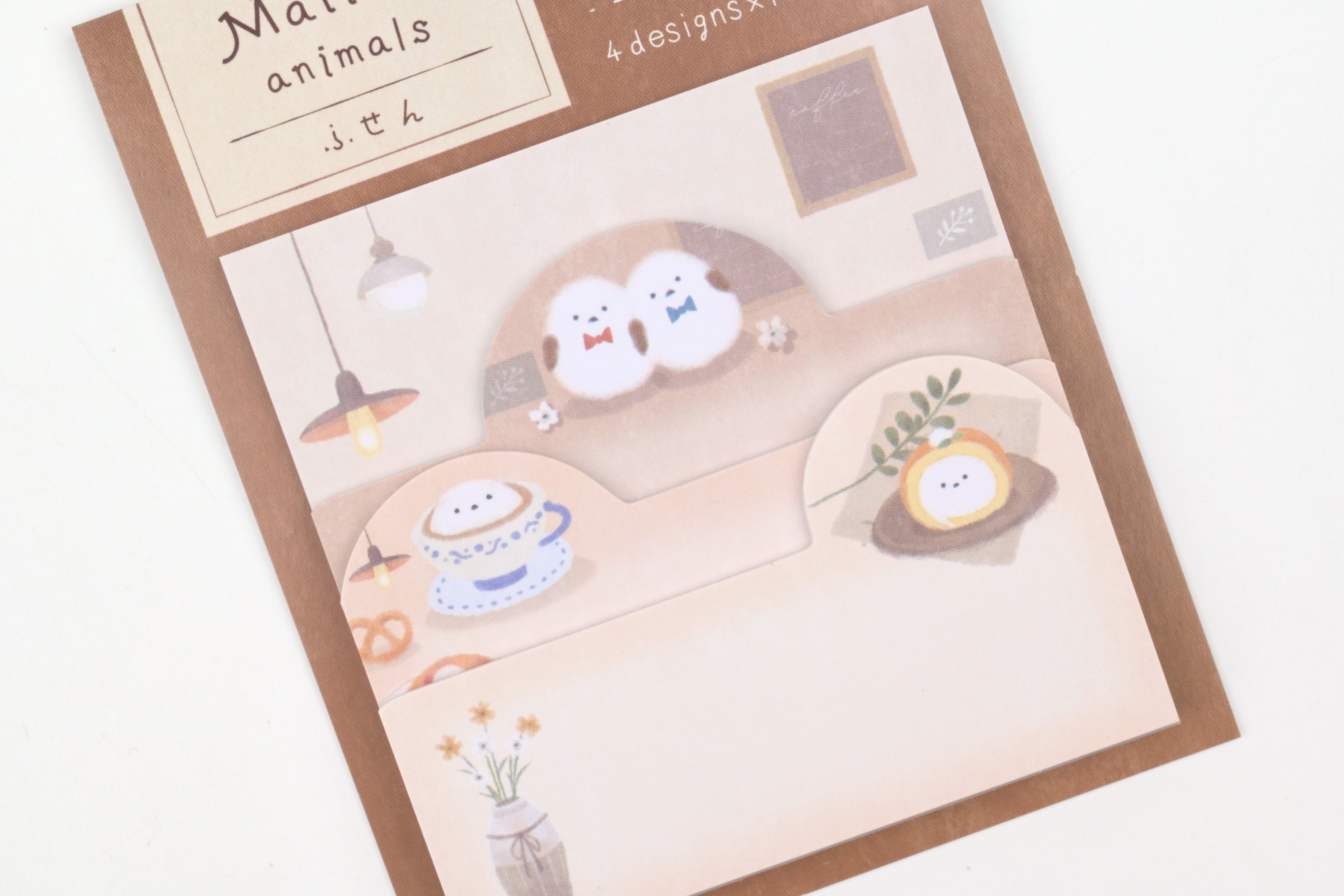 NB Sticky Notes - Mattari Animals - Day - Cafe x Shimaenaga