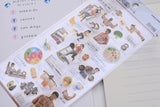 Kamio Illustrated Picture Book Stickers - Muscle