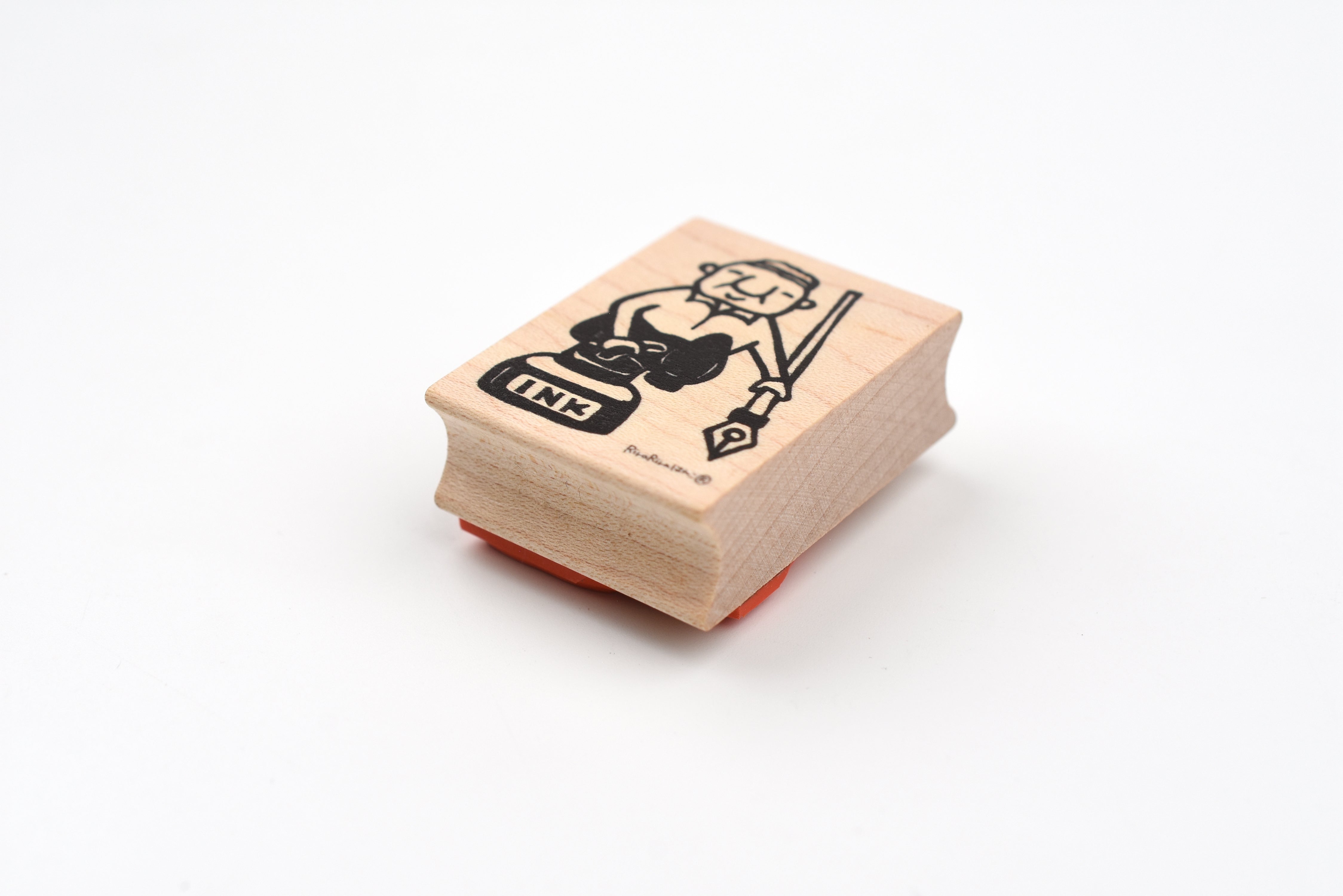 RiraRira Wooden Rubber Stamp - Chief Iwai's Ink