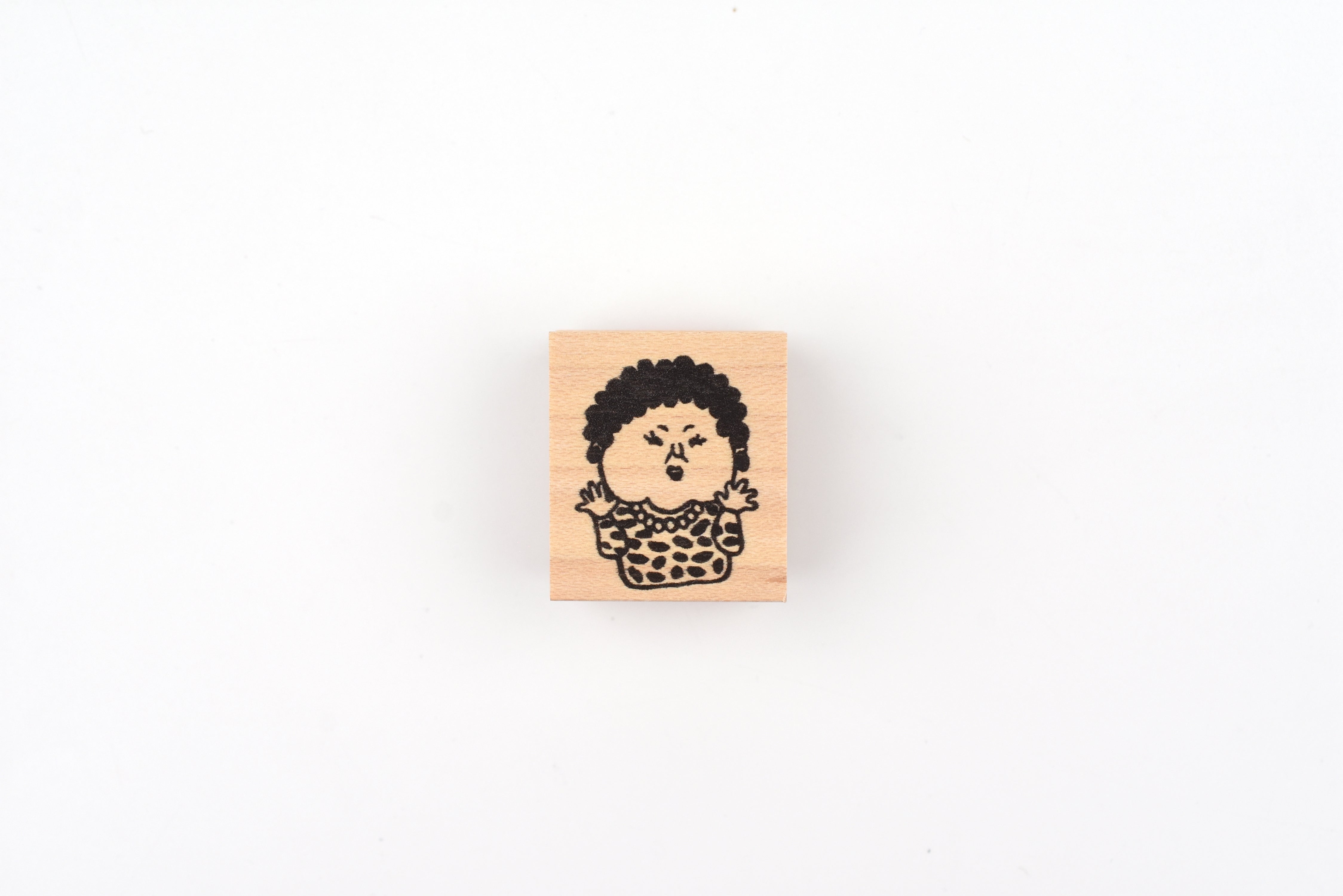 RiraRira Wooden Rubber Stamp - Seki-san's Childhood Friend, Yoshiko-chan