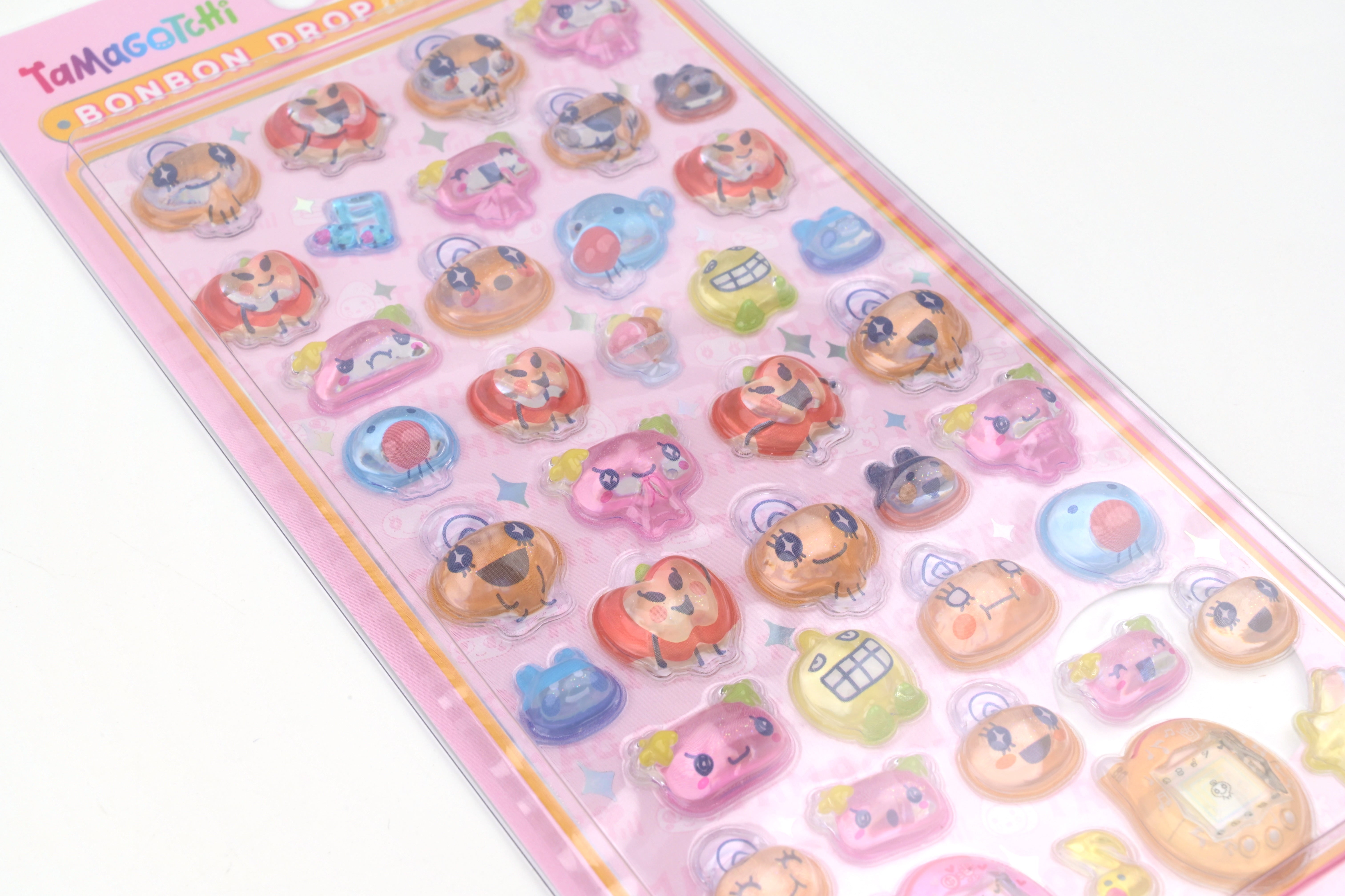 動物 BONBON DROP 5シートセット Sun-Star Bonbon Drop Sticker Sheet - Tamagotchi – Yoseka Stationery