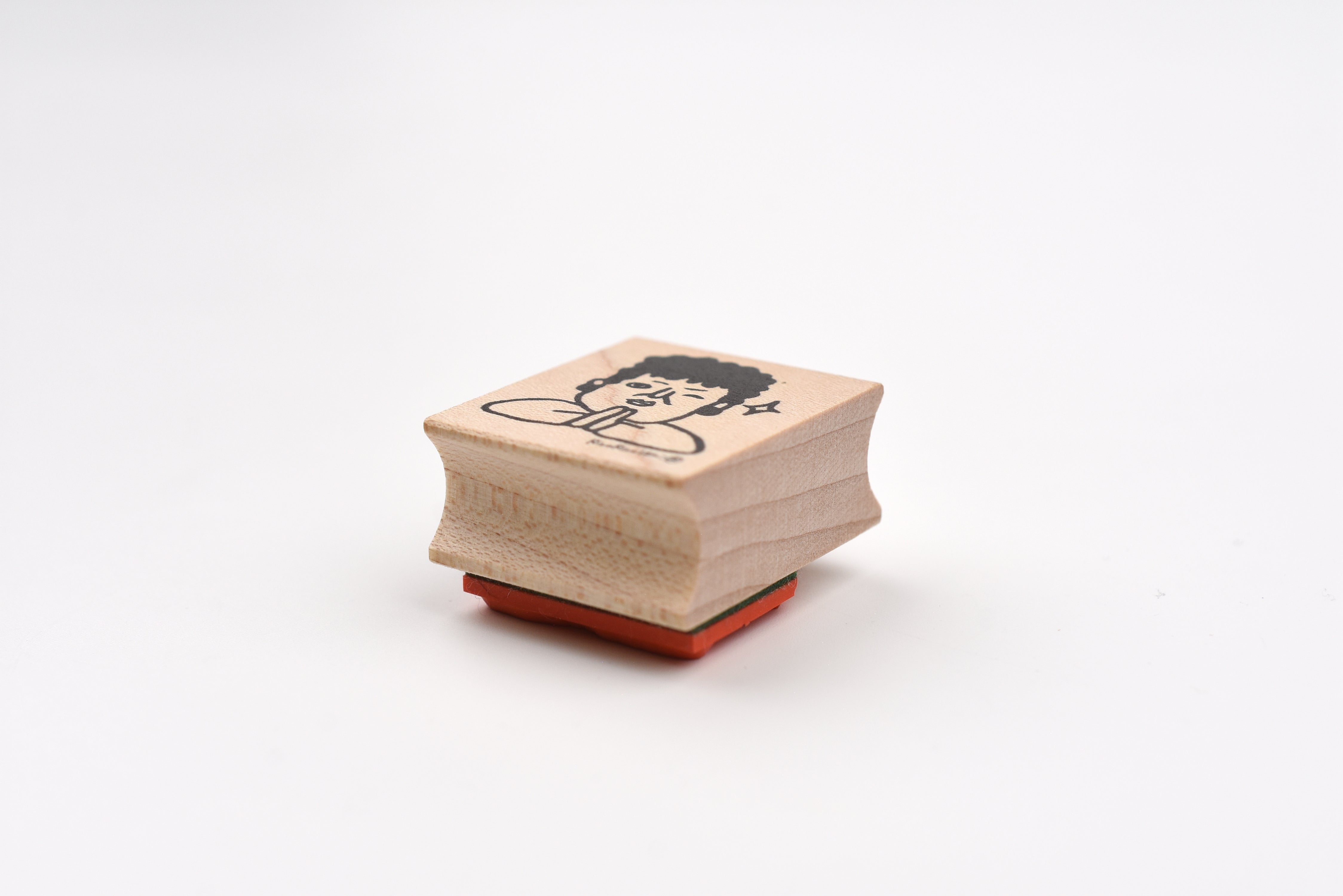 RiraRira Wooden Rubber Stamp - Seki-san's Request
