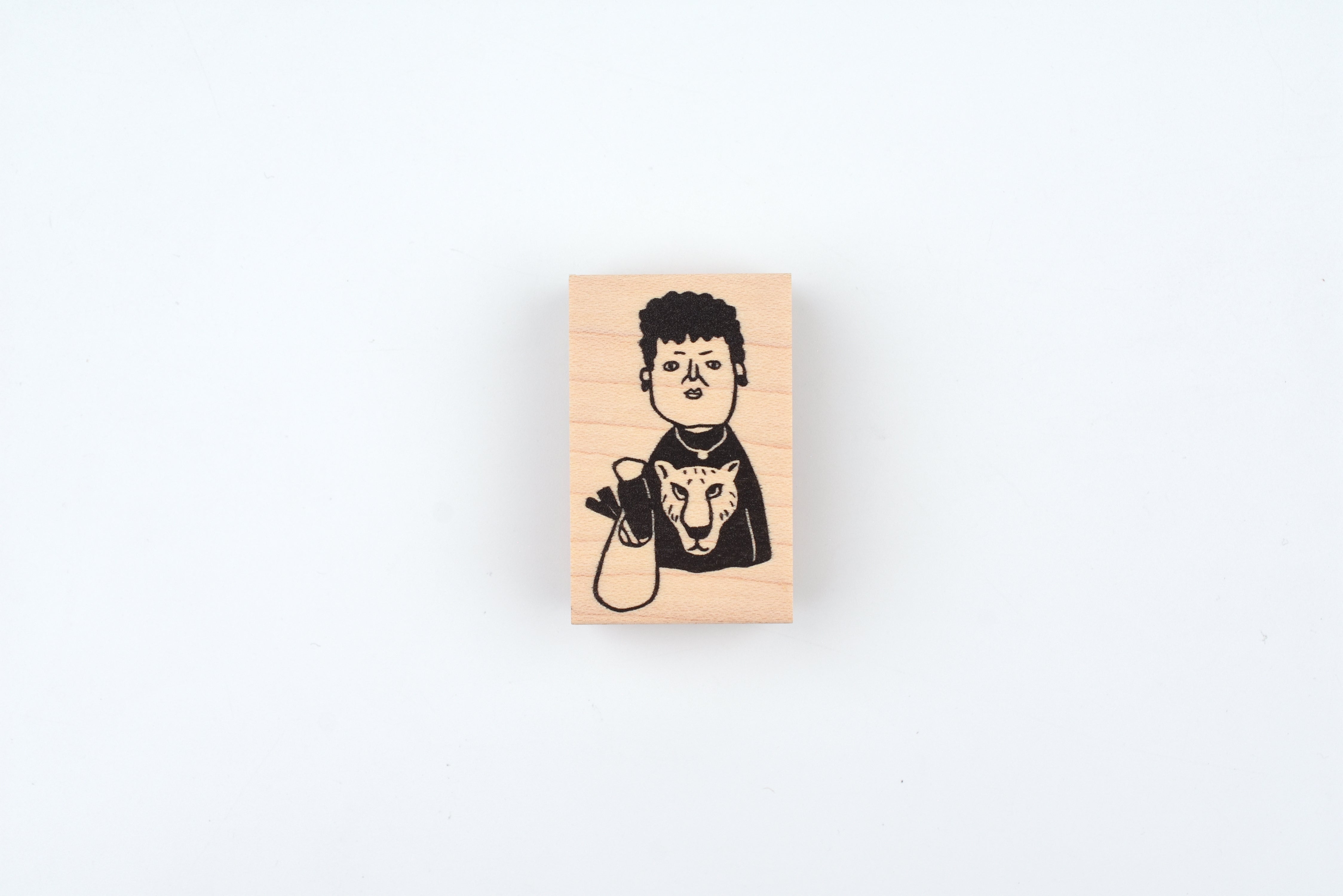 RiraRira Wooden Rubber Stamp - Seki-san Shopping