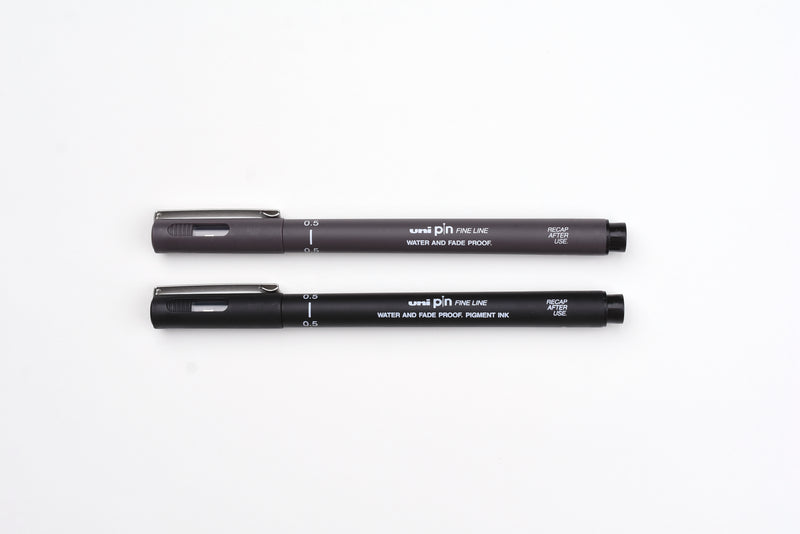 Uni Pin Fineliner Pen - For Drawing - Black